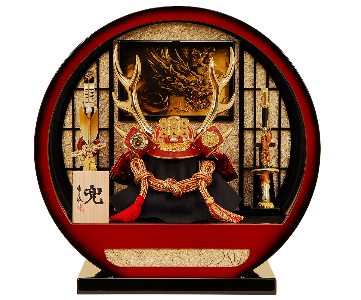 五月人形 K-118 真田幸村 兜ケース飾り｜雛人形、五月人形、羽子板