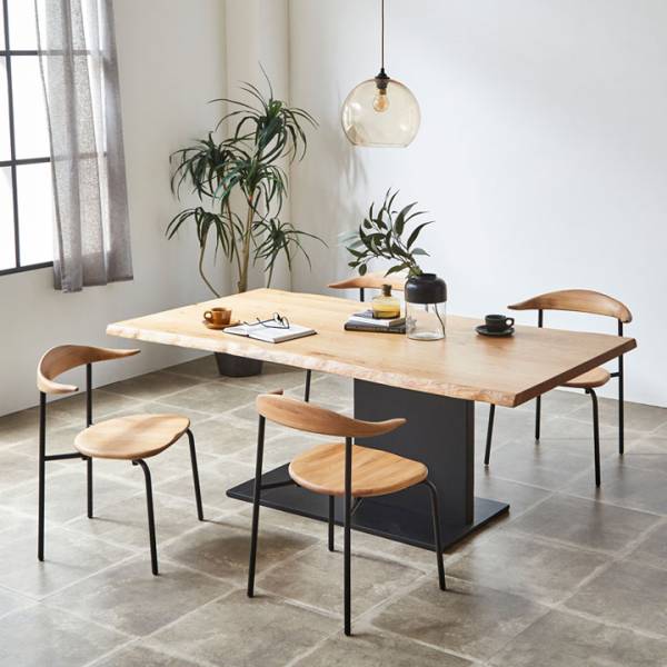 シギヤマ家具 ダイニング5点セット EVAN(エヴァン) 幅180cm 搬入・組立