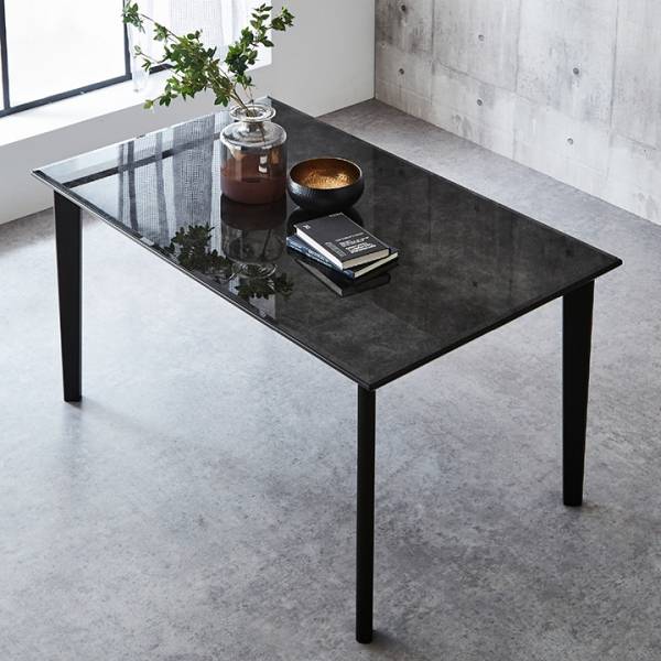 ガラス天板 ダイニングテーブル 幅140cmの通販情報 - 家具通販の