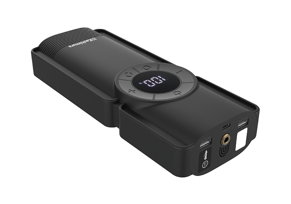 電動コンプレッサー付きジャンプスターター 8000mAh – カシムラ