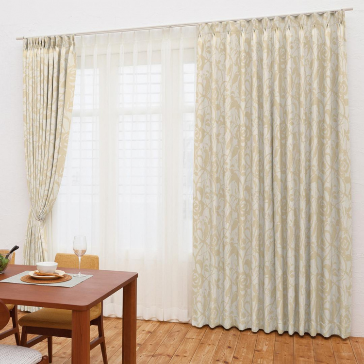 専用】KEYUCA オーダー ドレープカーテン レースカーテン セット②