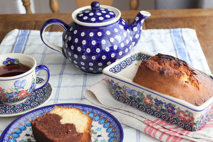 ティーポット・ポーリッシュポタリー(ポーランド食器)