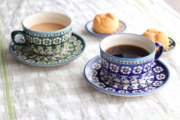 カップ＆ソーサー・ポーリッシュポタリー(ポーランド食器)