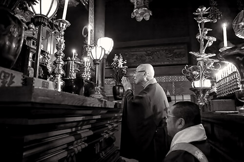 第二百五十六世天台座主半田孝淳猊下