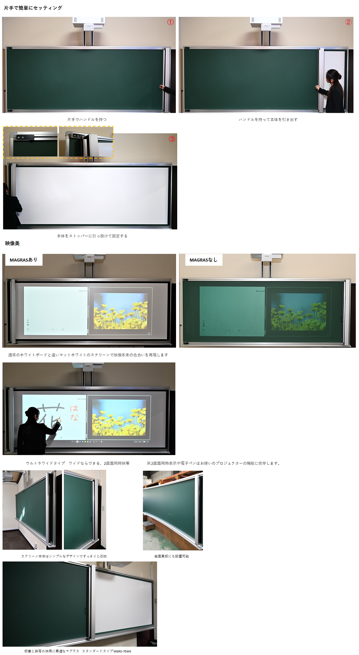 マグネットスクリーン｜株式会社キクチ科学研究所 公式WEB
