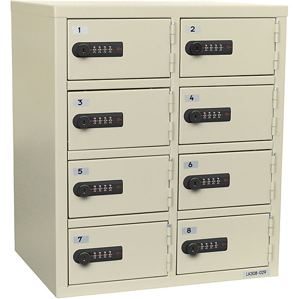 EIKO エーコー 貴重品保管庫＜数字合わせ式＞緊急解錠付 2列6段12人用