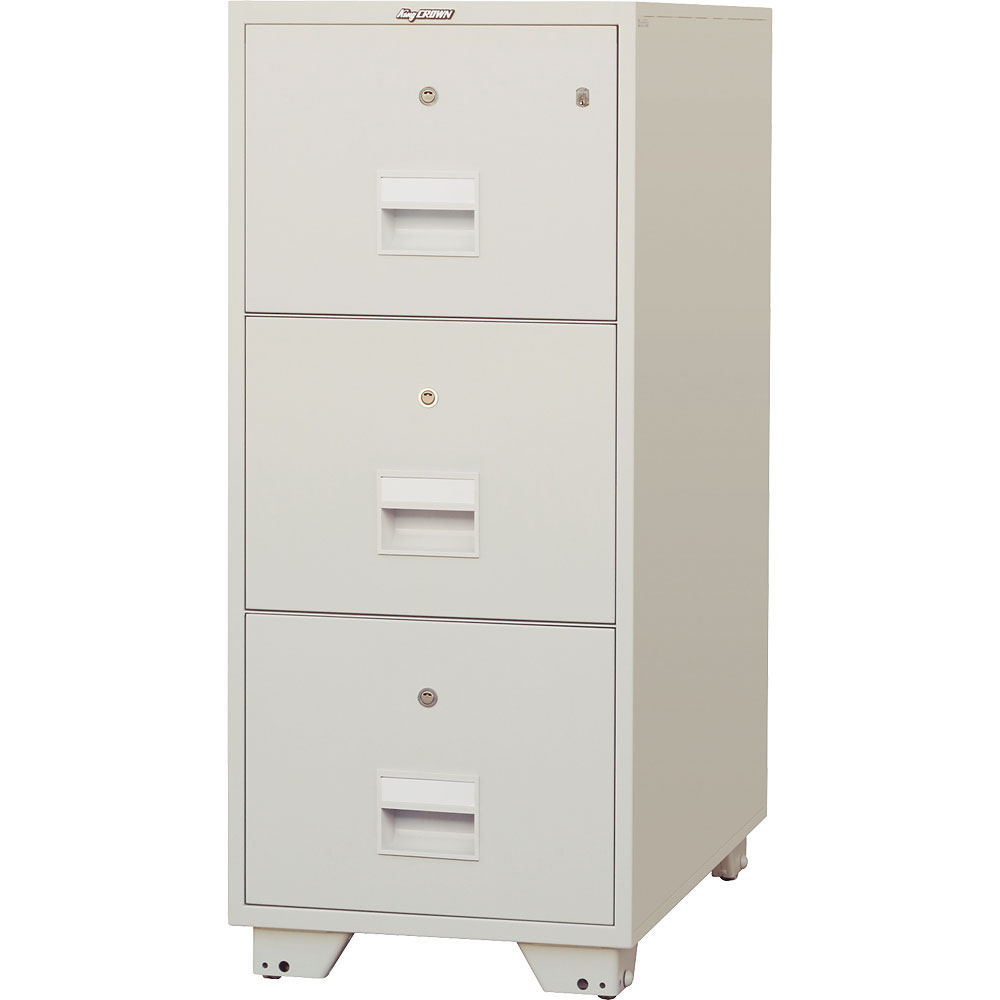 日本アイ・エス・ケイ 1時間耐火ファイリングキャビネット A4対応3段