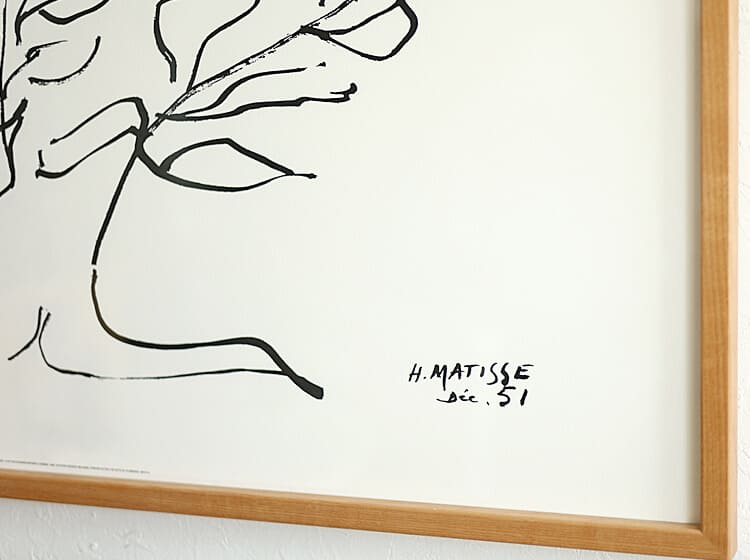 アートポスター Henri Matisse「低木」 ラージサイズ｜北欧