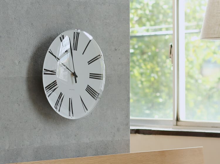 アルネ・ヤコブセン ROMAN（ローマン） ウォールクロック｜北欧