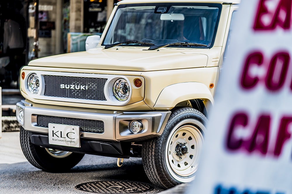 Rirui*◇新型ジムニー3点セット◇キャメル、ステッチ白 ジムニー