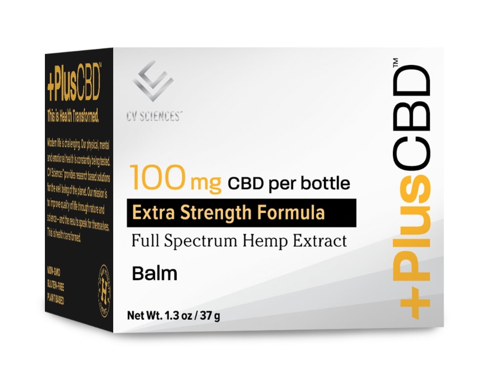 PlusCBD™ Extra Strength Full Spectrum Hemp Extract Balm 100mg