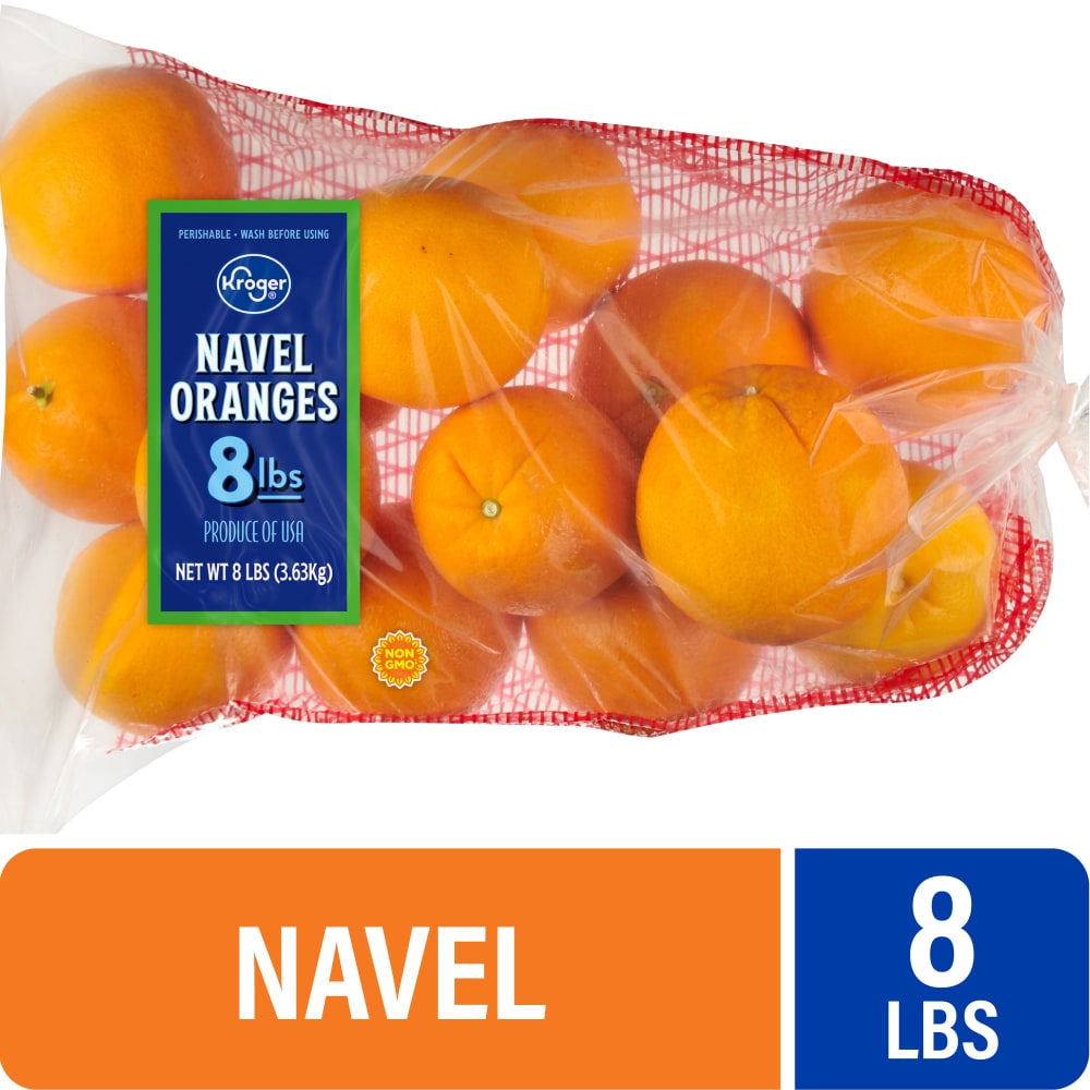 Kroger® Fresh Navel Oranges Bag, 8 lb - Smith's Food and Drug