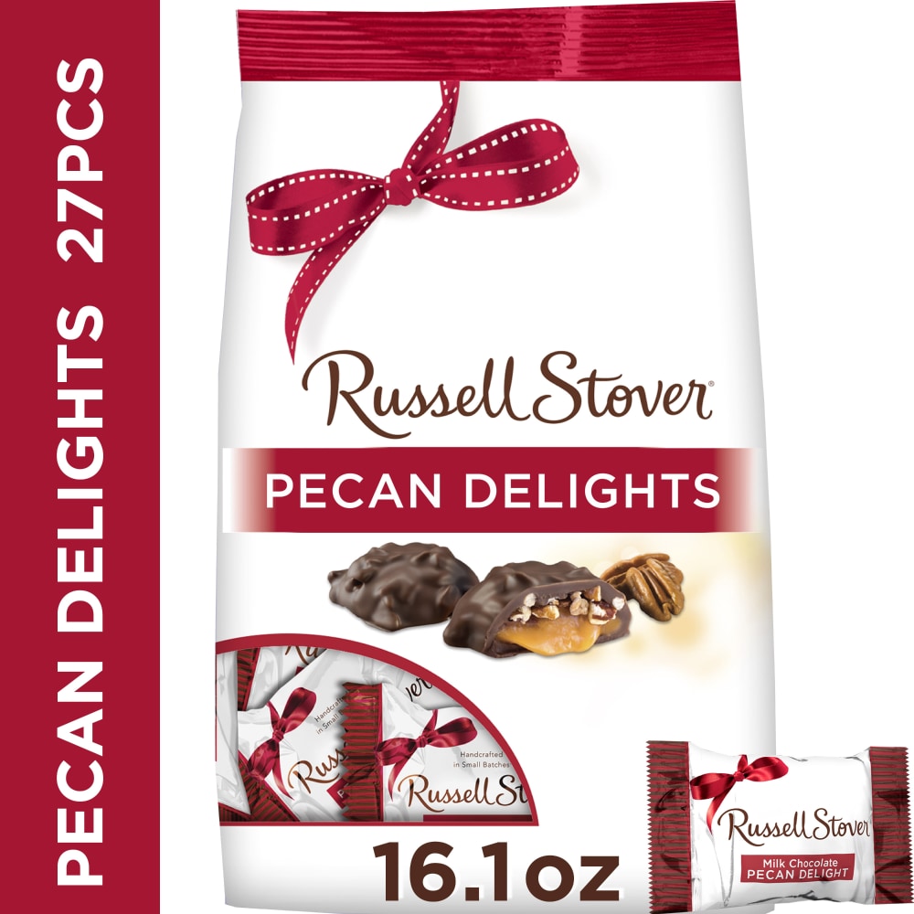 RUSSELL STOVER Milk Chocolate Pecan Delight Candy, 16.1 oz bag