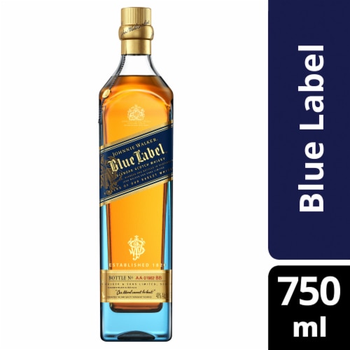 Johnnie Walker Whisky - Blended Scotch JW Blue Label, 750 mL