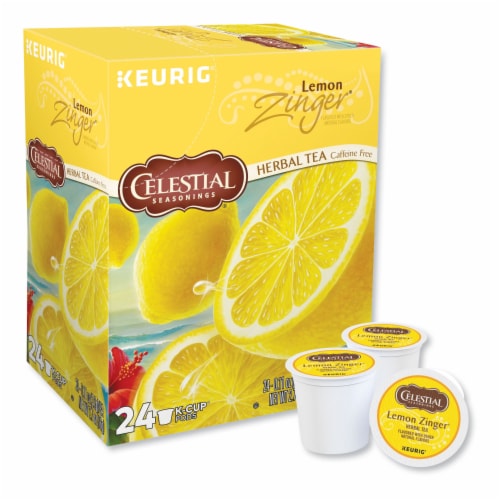 Celestial Seasonings Lemon Zinger Herbal Tea K-Cups 24/Box 14732