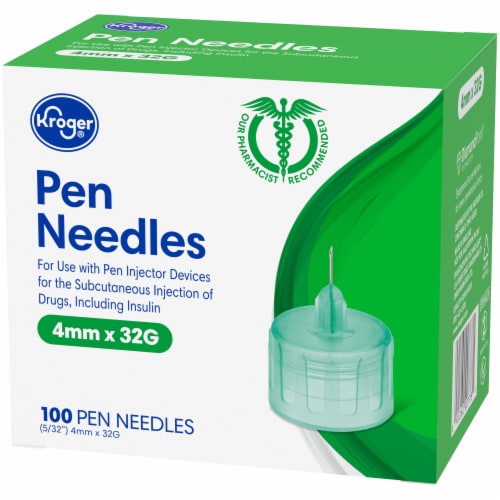 Kroger® 4mm x 32G Pen Needles, 100 ct - Smith's Food and Drug