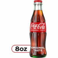 Coca-Cola Classic Soda Glass Bottle, 8 fl oz - Jay C Food Stores