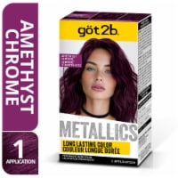 got2b Metallics Permanent Hair Dye, M69 Amethyst Chrome, Hair