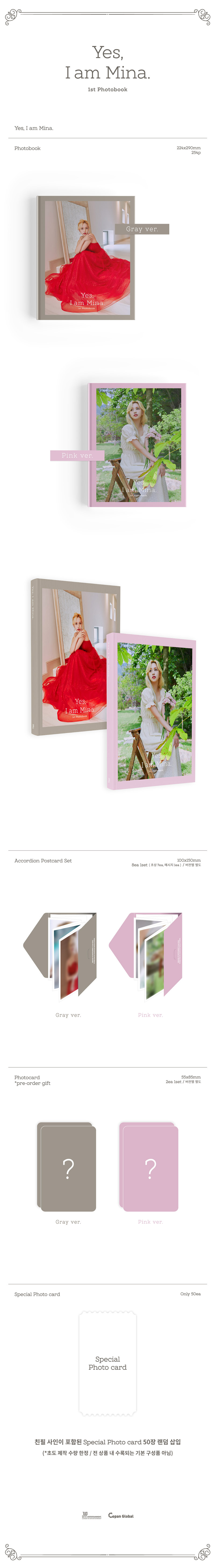 ktown4u.com : [Photobook] TWICE : Mina - 1ST PHOTOBOOK [Yes, I am