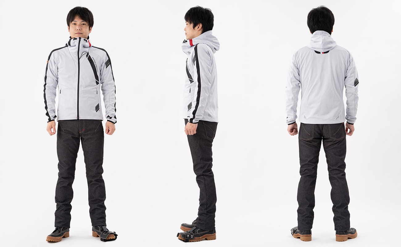 K-1326 MID PARKA( WINDPROOF MOTORCYCLE MID-LAYER)｜KUSHITANI JAPAN