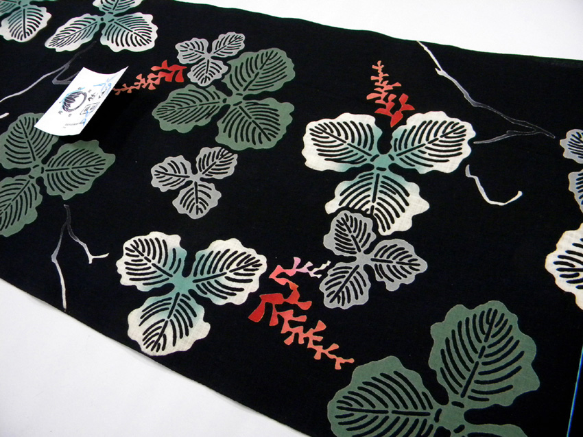 25.04.28-1 竺仙 反物 着尺 綿紬 25.04.28-1 竺仙 反物 着尺 綿紬