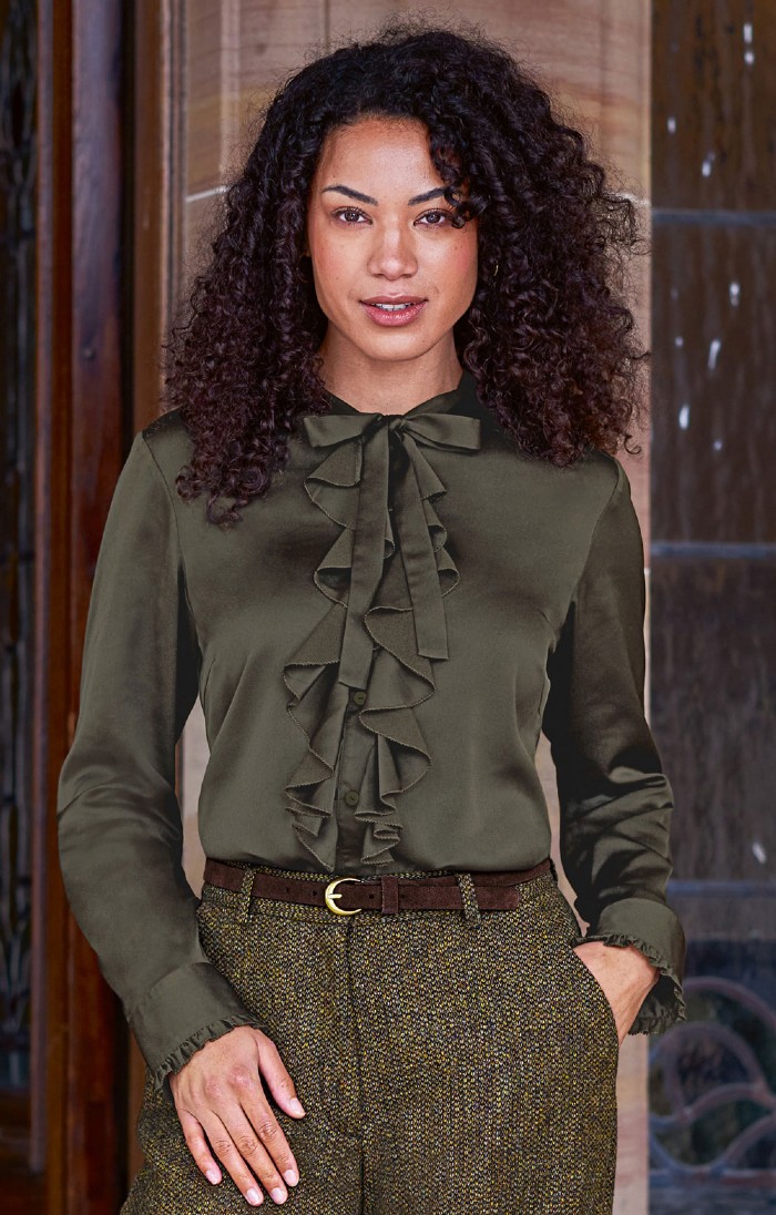 andmary Mew frill tops black アンドマリー ANDMARYMew frill tops