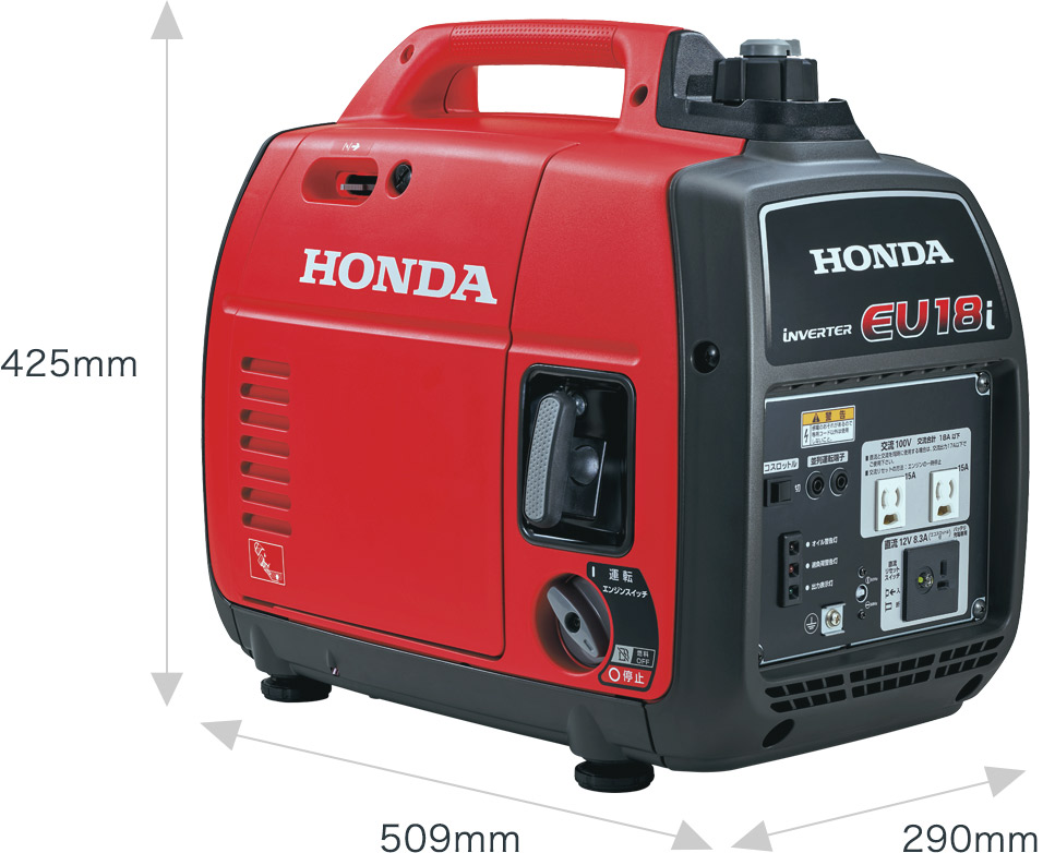 EU18i - プロユース仕様・正弦波インバーター発電機｜Honda公式サイト