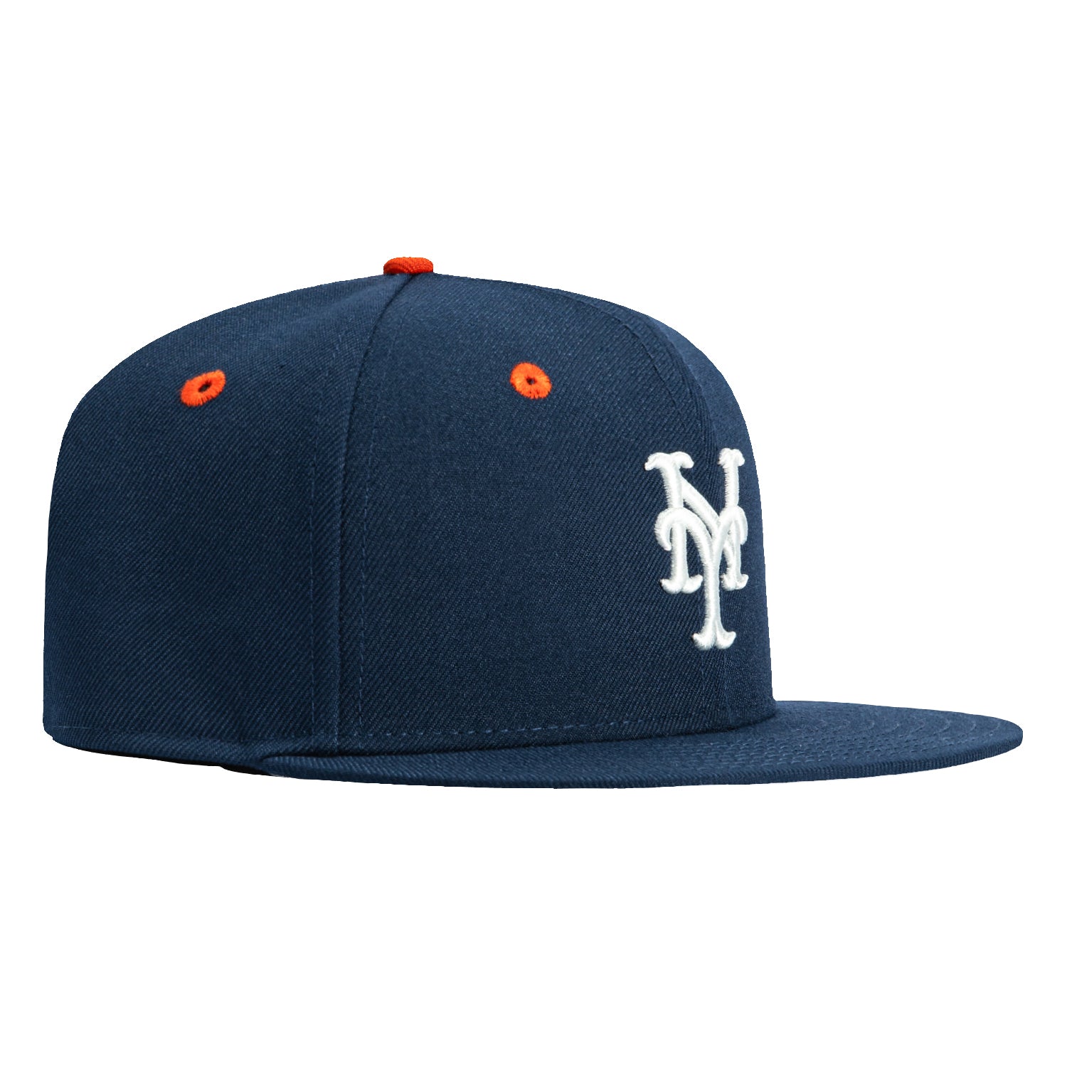 New Era 59Fifty New York Mets Hat - Navy, White, Orange – Hat Club