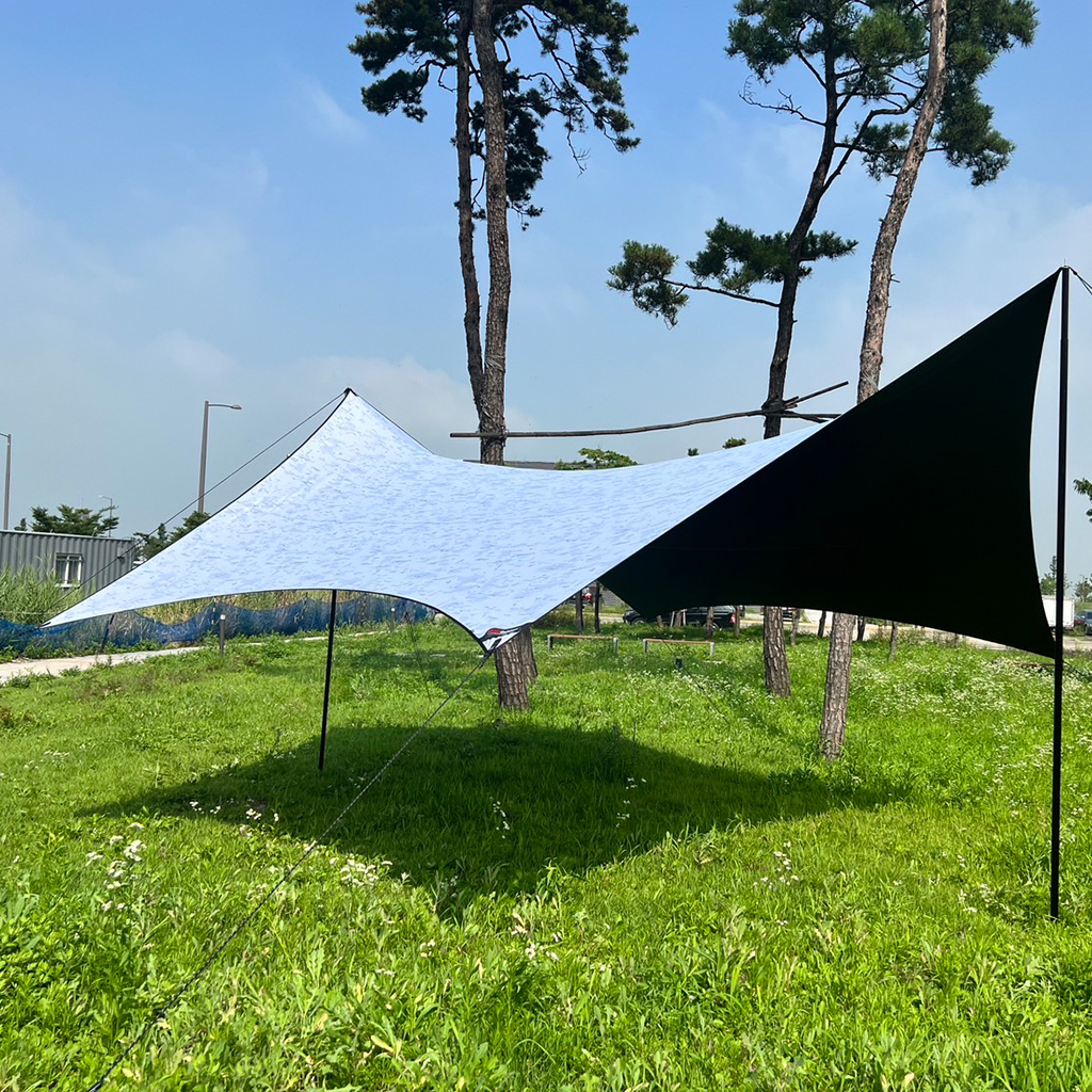 BRUNT×Mac outdoorヘキサタープ Lサイズ チャコール BRUNT×Mac outdoor