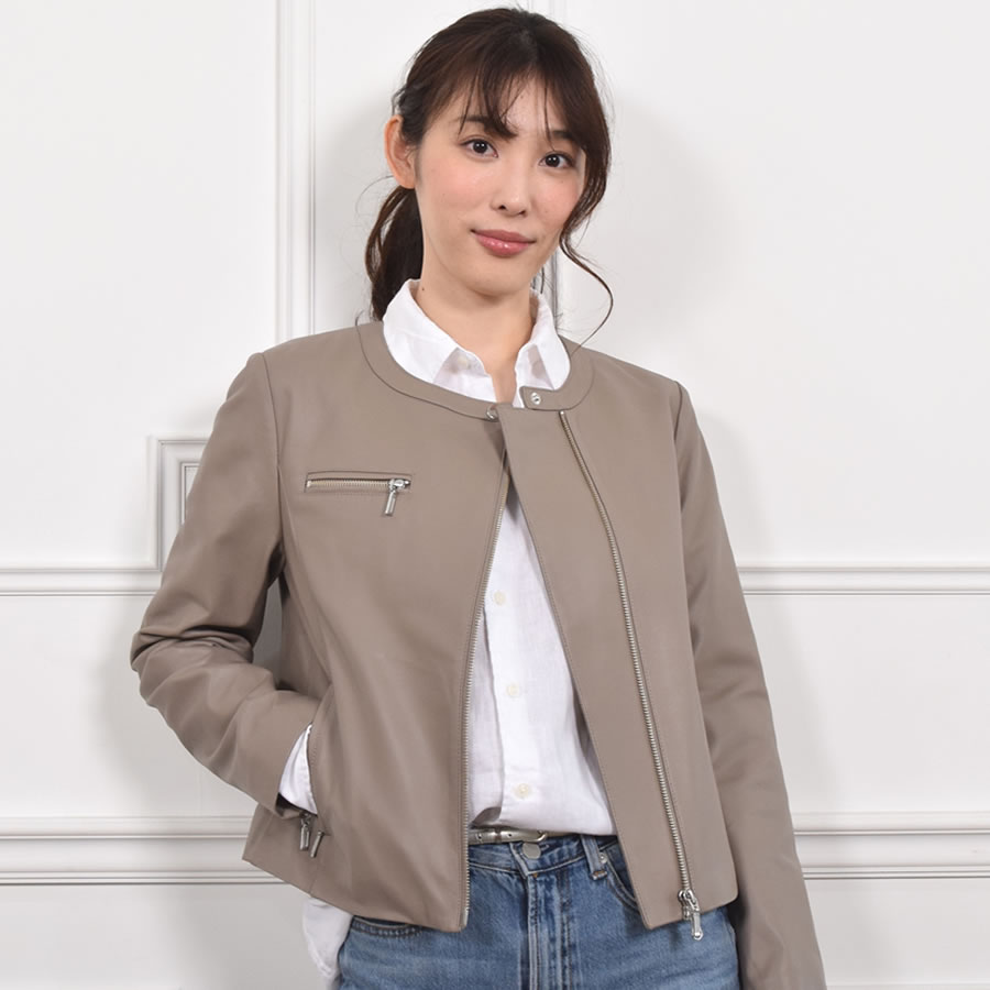 20%OFF 会員価格適用外】[Merfirge] 本革 ラムレザー ライダース