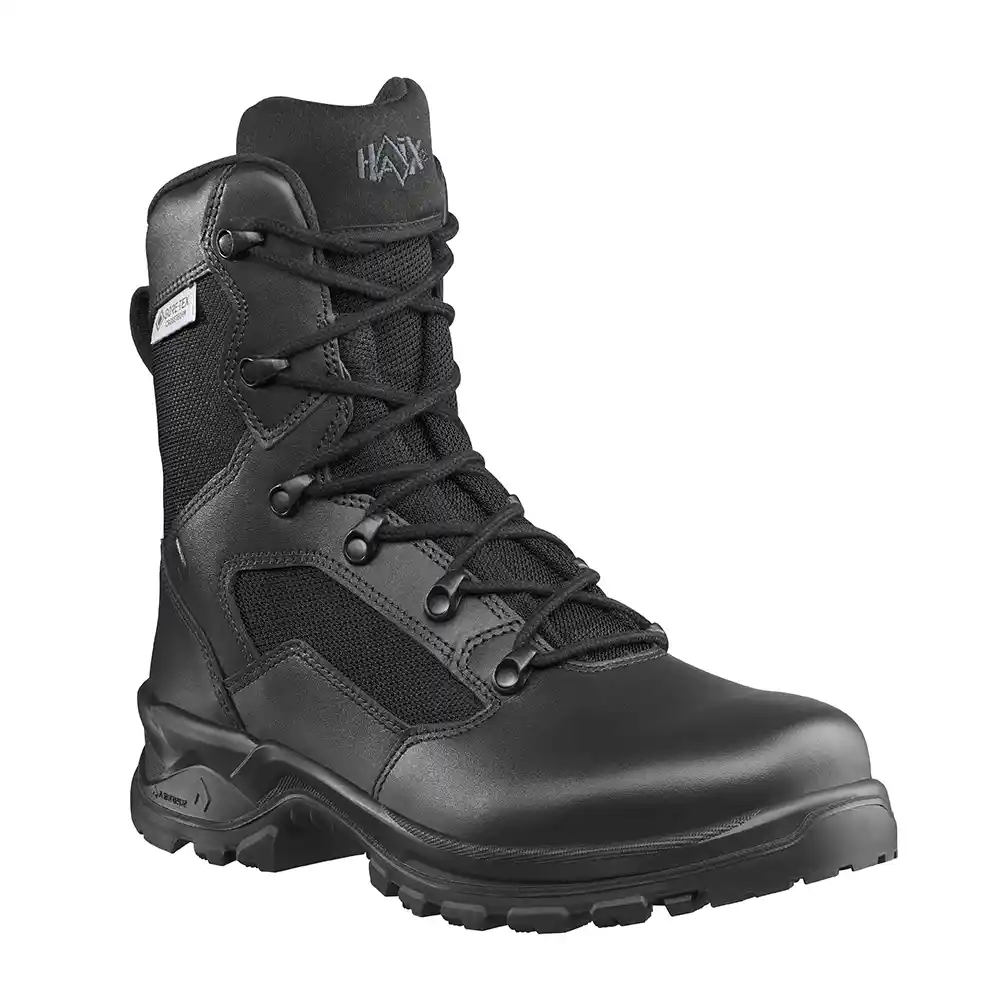 HAIX Trooper GTX Side Zip | Black Police Boots