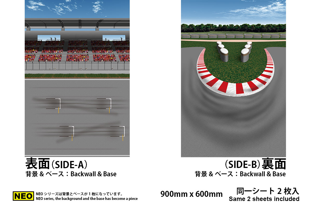 DSF-008N ジオラマシート [FREE サーキットセット] [箱庭技研