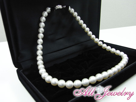 花珠真珠 あこや本真珠・花珠パール ネックレス 8.5～9.0mm【好評