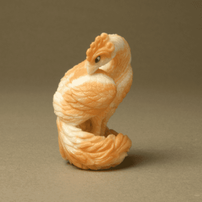 鳳凰 ｜ 新作紹介 ｜ 森謙次 根付彫刻展～桃源郷～