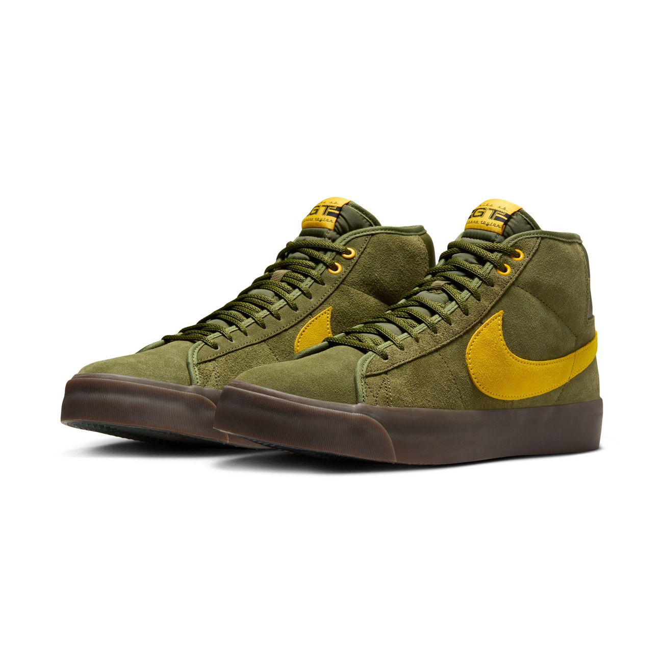 NIKE ZOOM BLAZER MID QS x ANTI HERO ROUGH GREEN/AMARILLO-ROUGH
