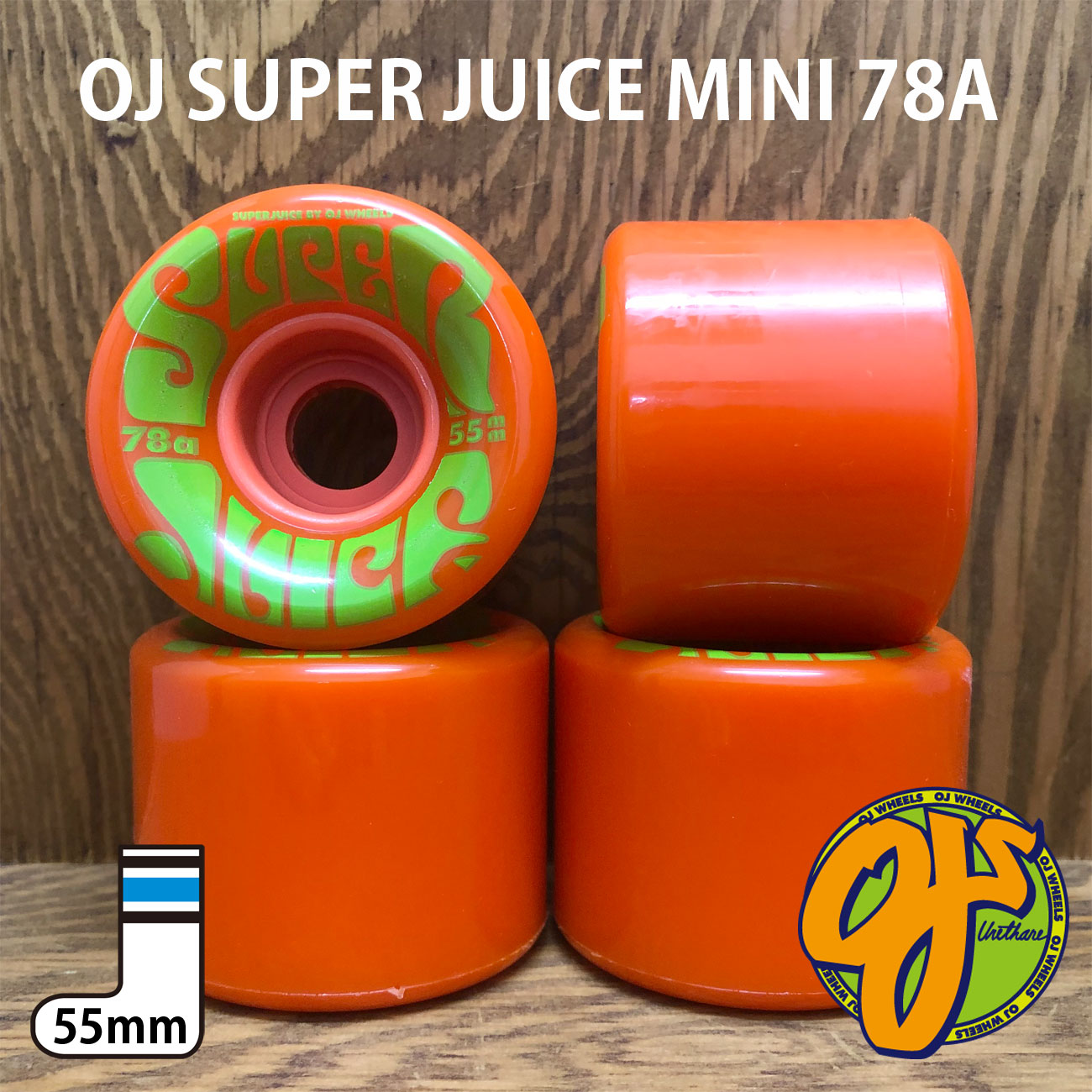 OJ WHEELS SUPER JUICE MINI 78A 55mm ORANGE | 東京のスケートボード