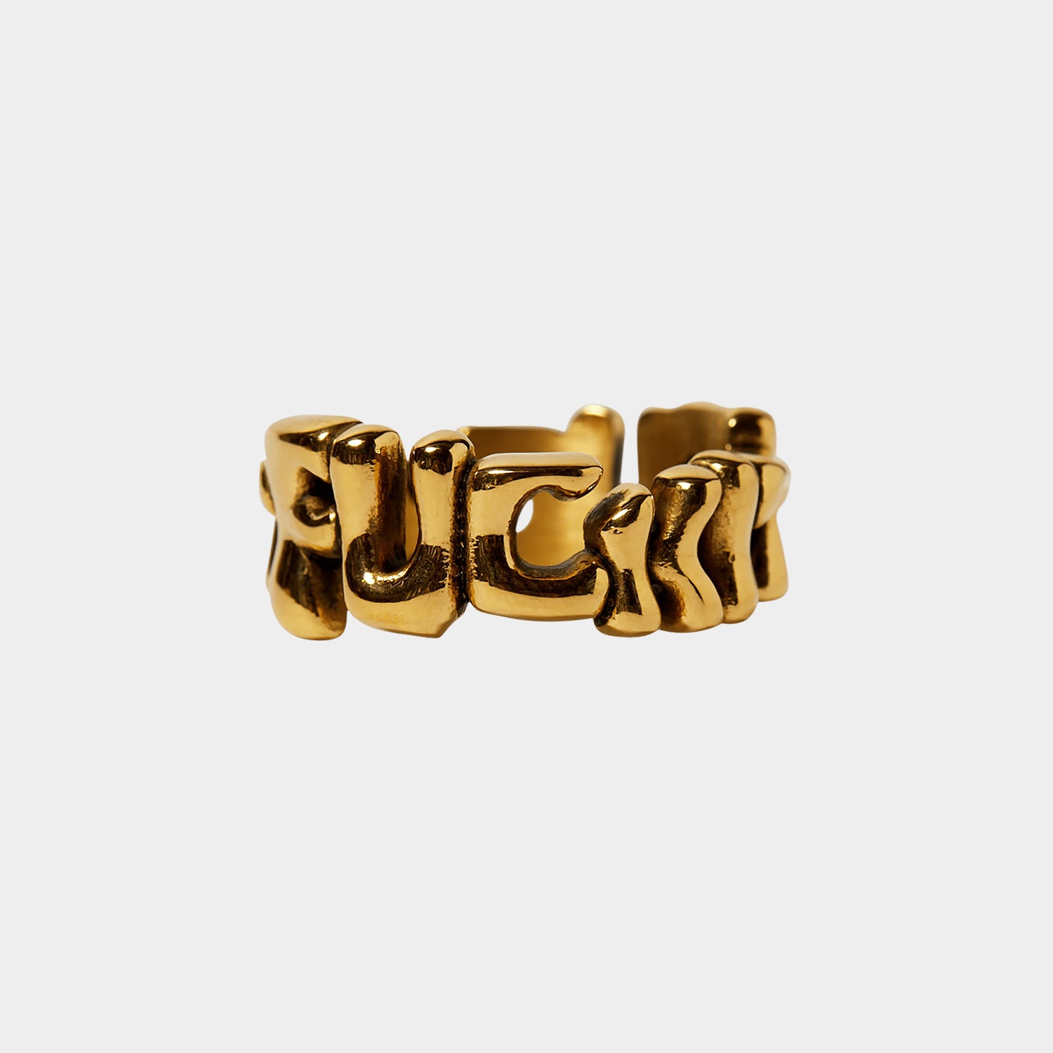 FUCK IT WARPED RING｜JEWELRY（ジュエリー）｜【公式通販 HUF】｜ハフ