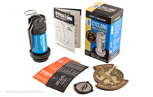 サイクロンインパクトグレネード 初期ロット 3個セット パッチ付