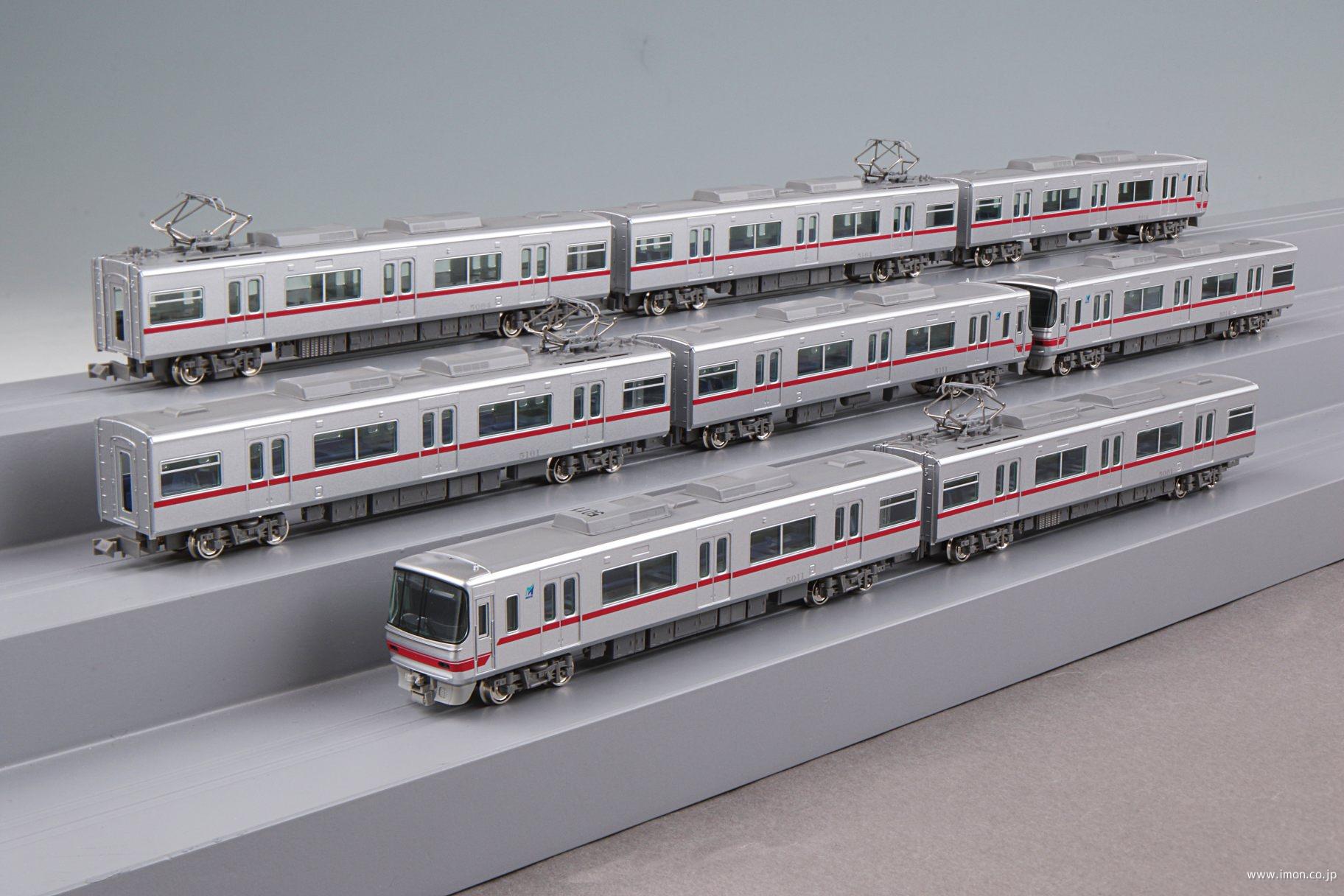 名鉄5000系（ボルスタレス台車編成・標識灯点灯）8両 | 鉄道模型