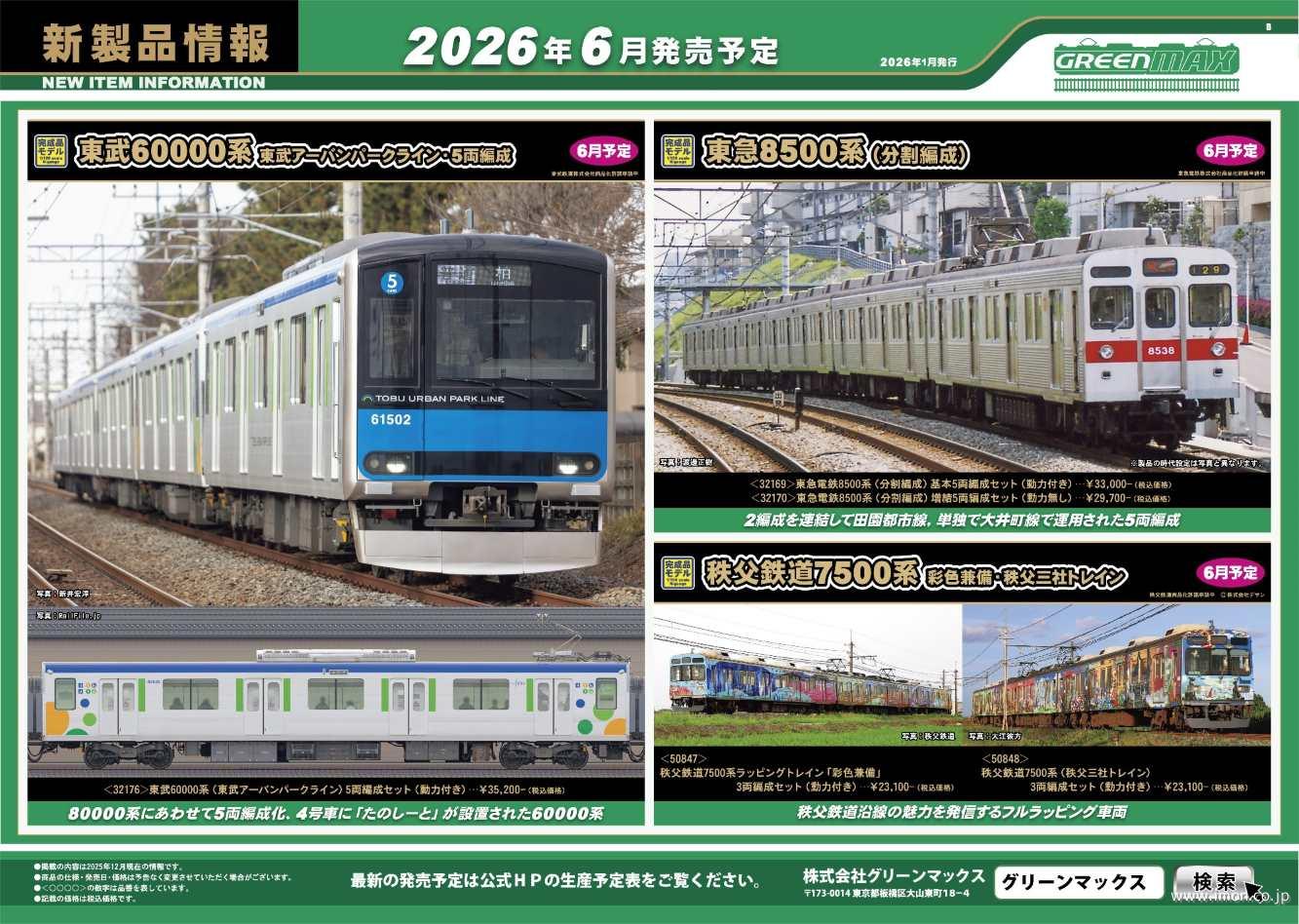 羽入様 室内灯無し名鉄3120編成 赤ドア 動力付き 羽入様 室内灯