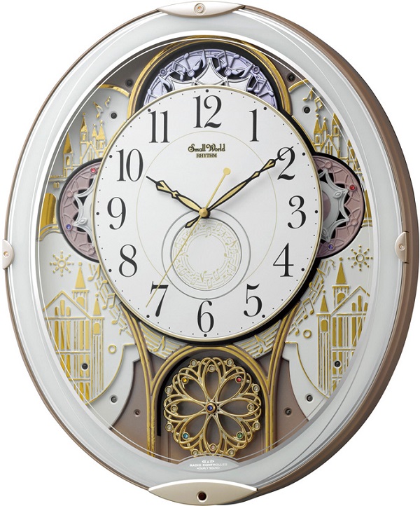 文字盤が360度回転します！からくり時計スモールワールド ノエルN