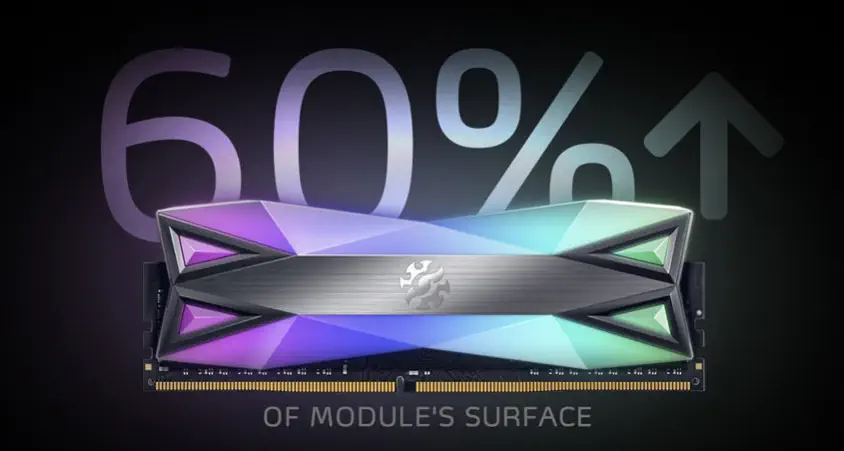 Adata XPG Spectrix D60G 8GB (1x8GB) DDR4 3200MHz CL16 RGB Gaming