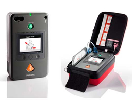 フィリップス，非医療従事者向けAED（自動体外式除細動器）「ハート