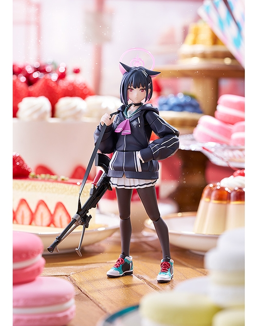 ブルアカ』カズサのfigmaが予約開始！「もぐもぐ顔」でマカロンを