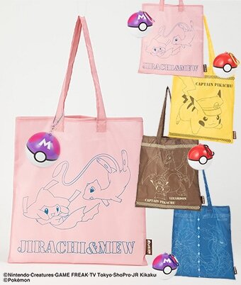 モンスターボールからエコバッグが飛び出す！「ポケモン」ロンTや