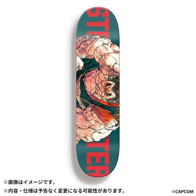 スト6』リュウや春麗らがデザインされたスケボーが最高にクール