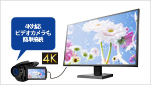 EX-LD4K321VB | 4K対応＆広視野角VAパネル採用 31.5型 ワイド液晶