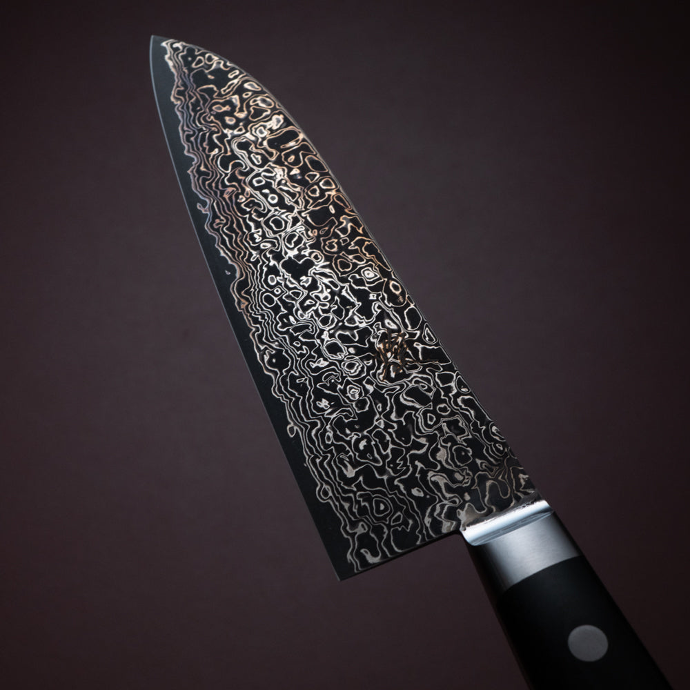 煌 本鍛造 粉末ハイスダマスカス鋼 三徳包丁 – 堺一文字光秀