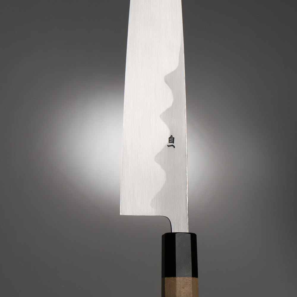 堺一文字光秀 白一鋼 紋鍛錬 片刃和牛刀210mm