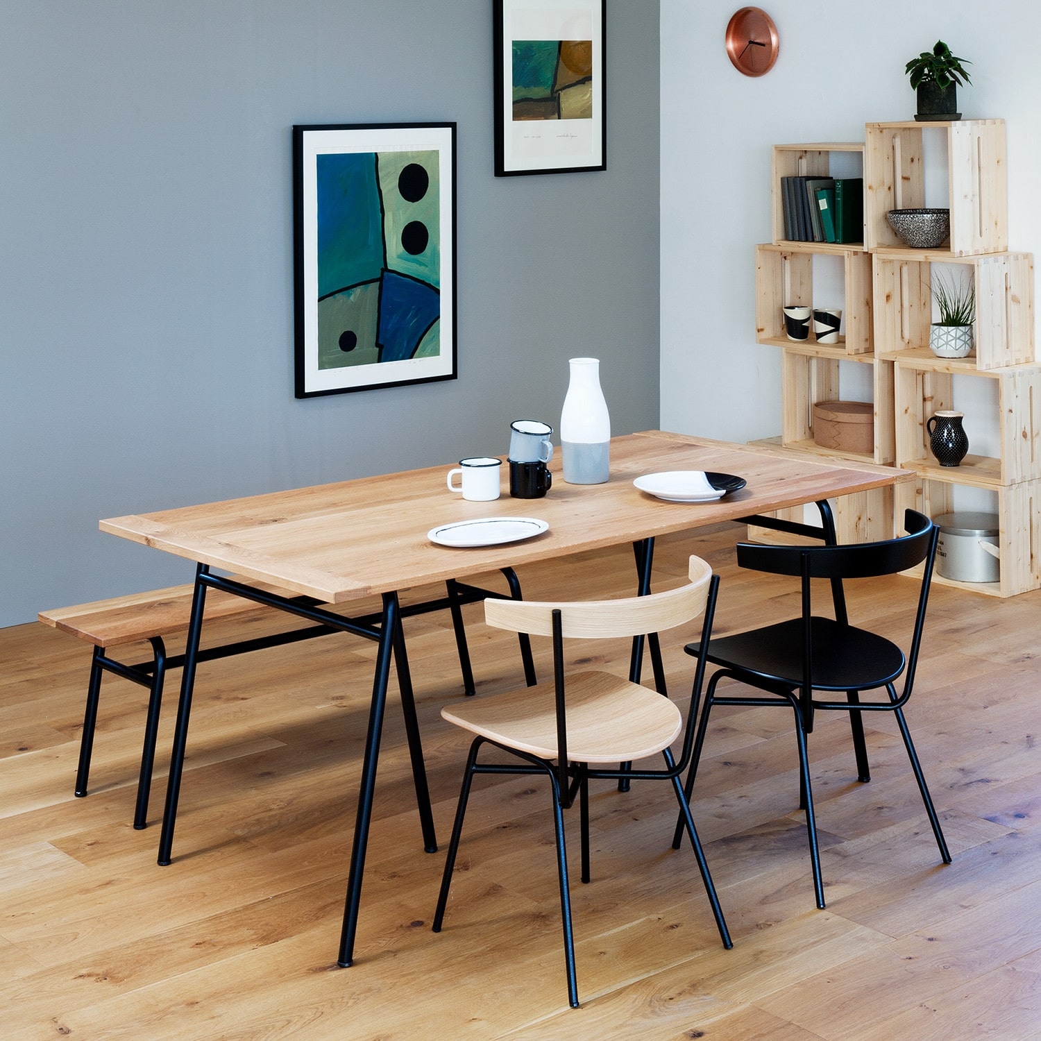 在庫品】FERRET CHAIR WOOD SEAT White｜リビング・ダイニングチェア